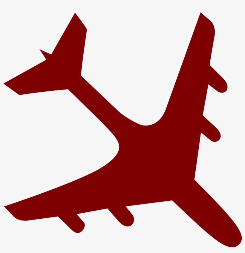 File - Airplane Crash - Svg - Airport Terminal, transparent png #9548602