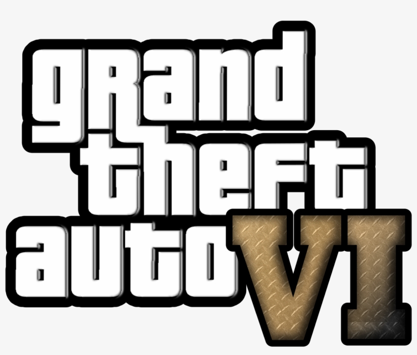 A Fake Gta Vi Logo I Made With A Metal Vi Gta Vi Logo Free Transparent Png Download Pngkey