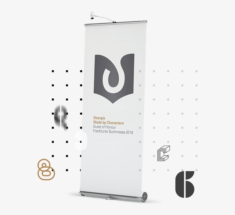 Georgia Made By Characters - Banner, transparent png #9549810