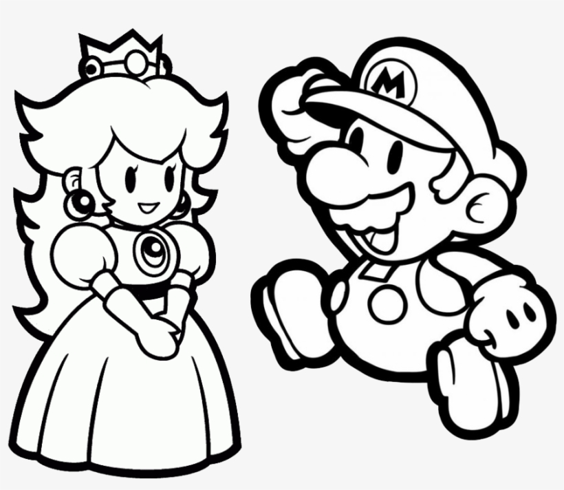 mario bros free printable coloring pages