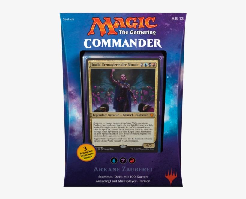 German Magic Mtg 2017 Commander C17 Sealed Arcane Wizardry - Commander 2017 Feline Ferocity, transparent png #9550081