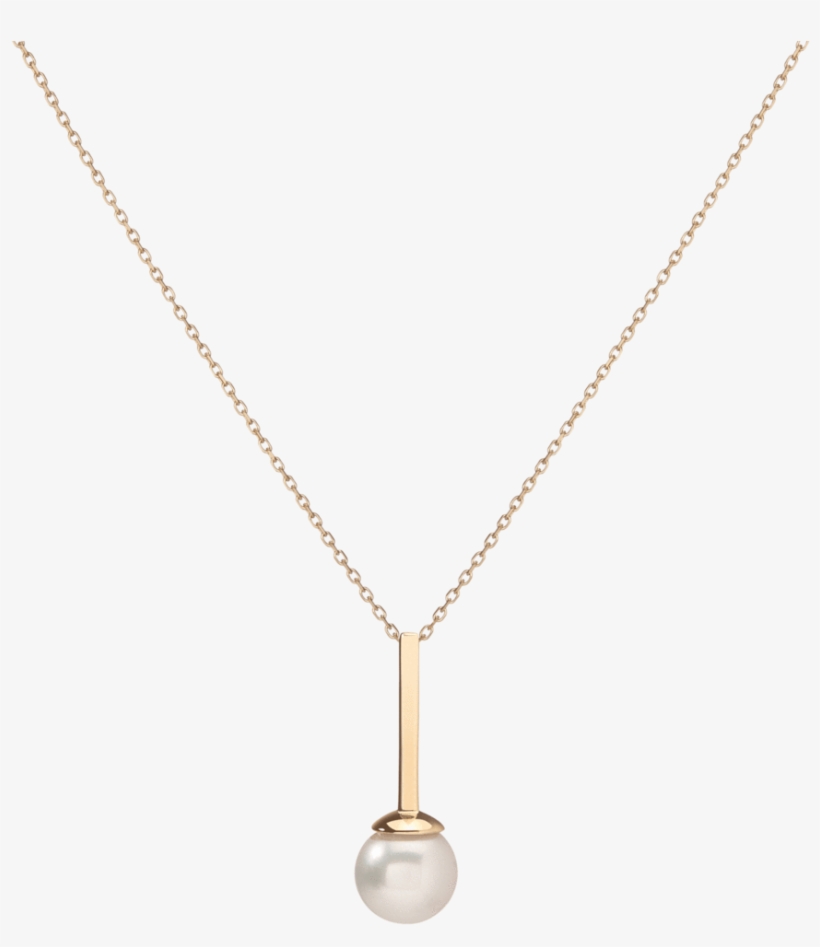 Proud Simple Pearl Pendant - Necklace, transparent png #9550992