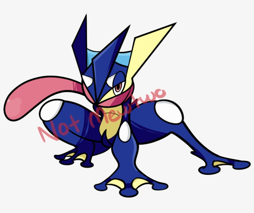 Greninja Sticker - Cartoon, transparent png #9551282