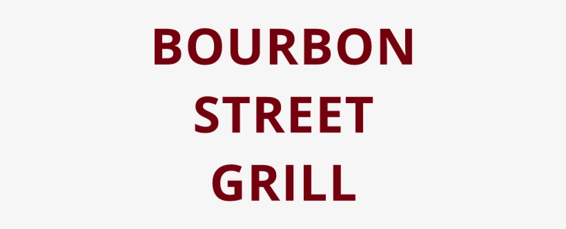 Bourbonstreetgrill - Carmine, transparent png #9551694