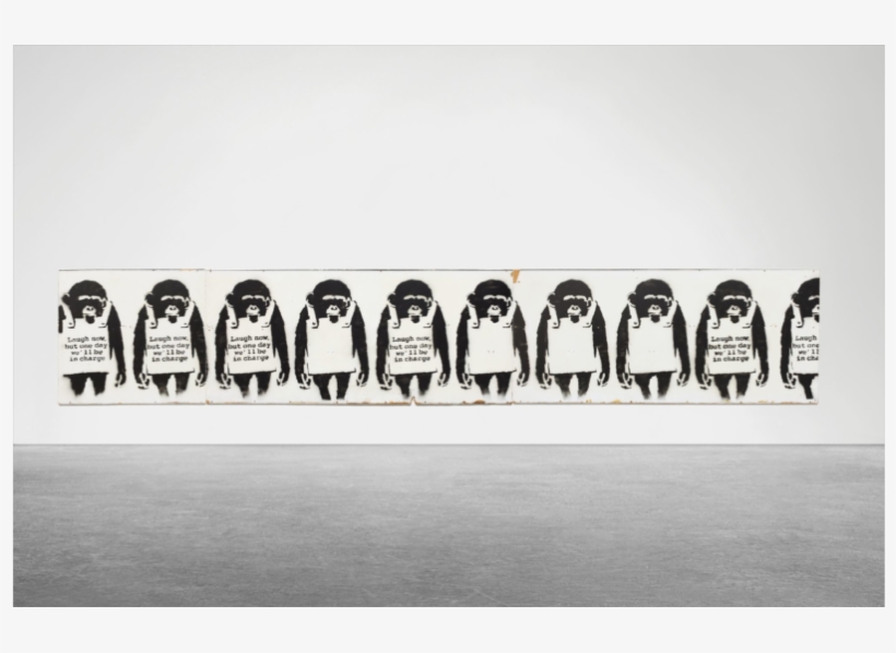 Banksy, Laugh Now - Banksy Laugh Now Train, transparent png #9552283