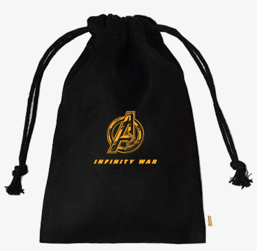 Material - Polyester - Drawstring Bag Marvel, transparent png #9552900