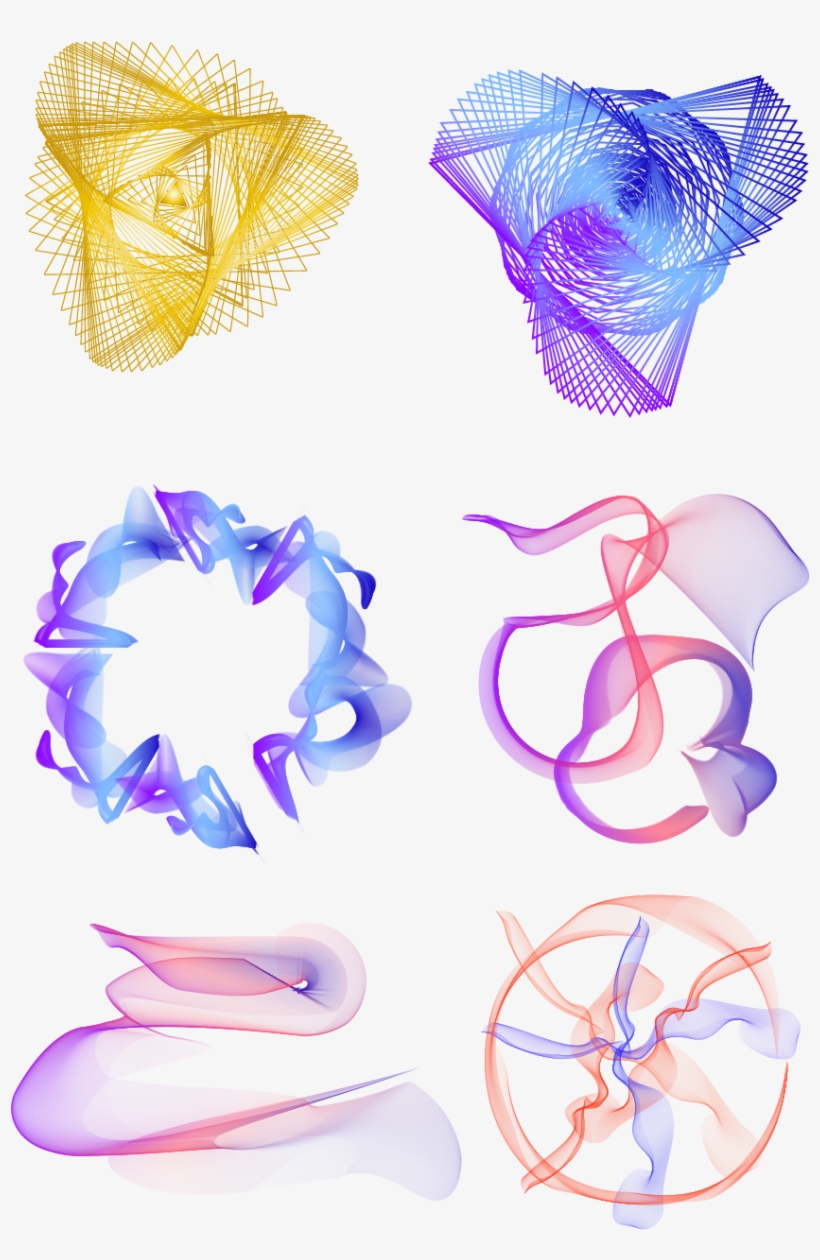 Tech Wind Colored Particles Black Background Floating - Vector Graphics, transparent png #9554240