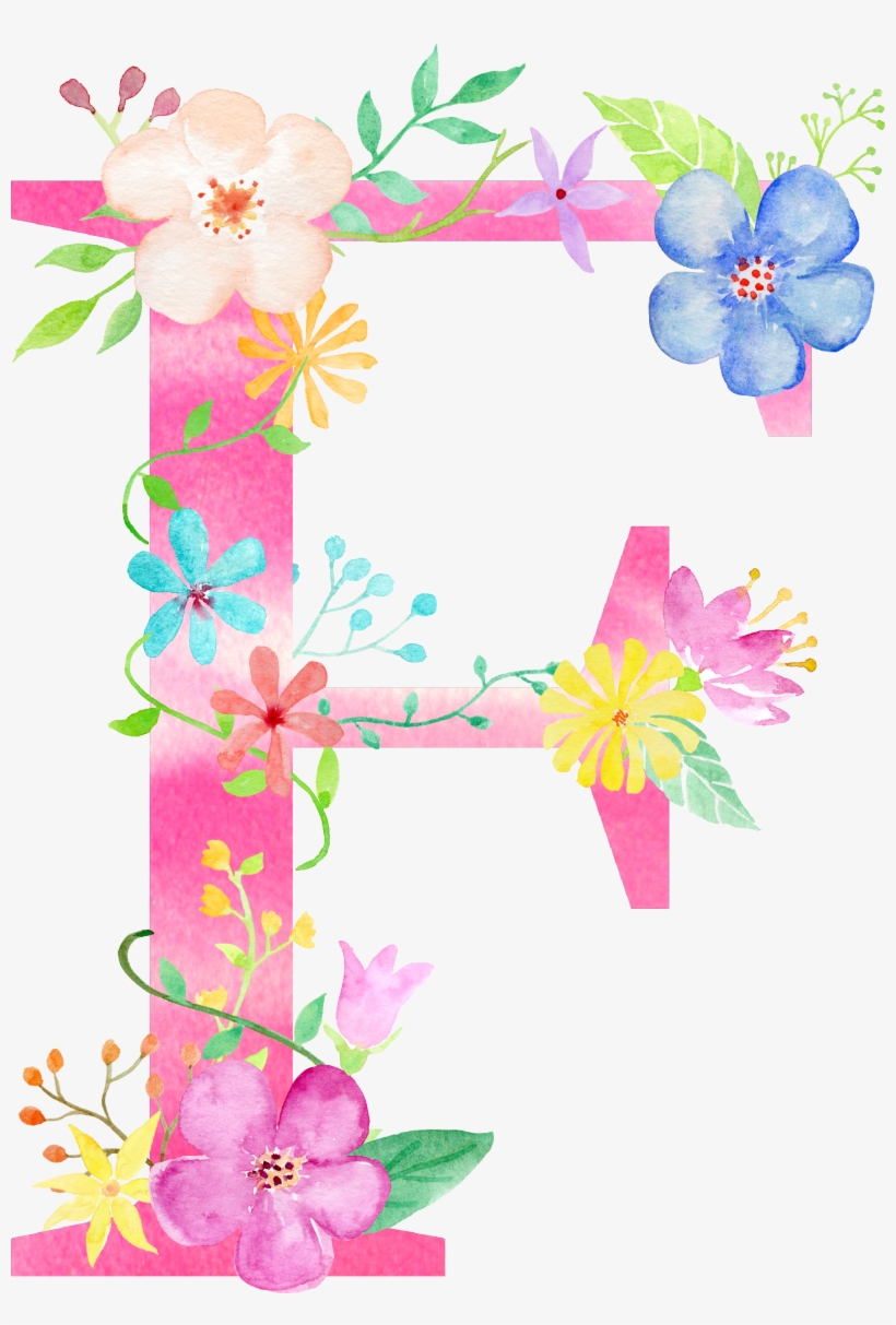F Flower Alphabet, Flower Letters, Flower Frame, Flower - La Lettre F En Fleur, transparent png #9554451