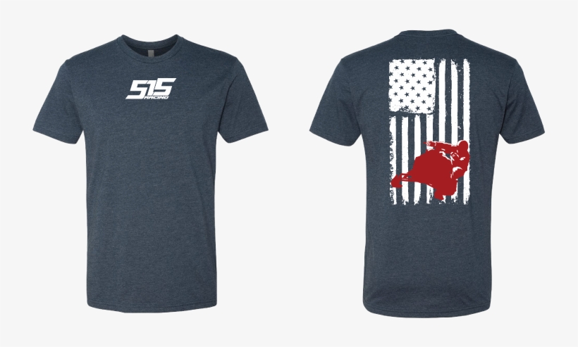 Men's 515 Racing W/ Flag T-shirt - Shirt, transparent png #9554623