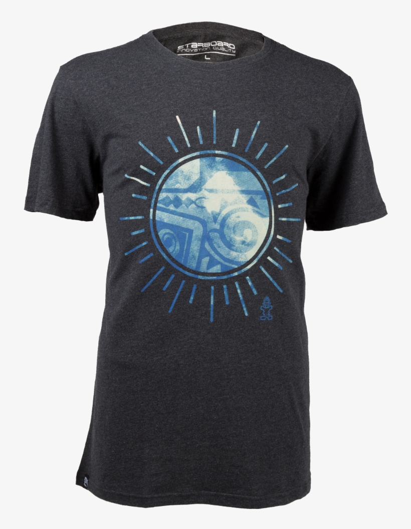 Mens Rising Sun Tee - Active Shirt, transparent png #9554770