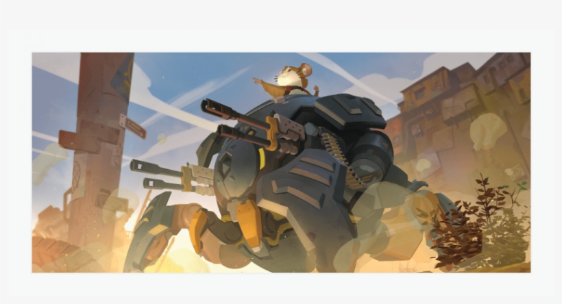 Overwatch Wrecking Ball Limited Edition Art Print - Overwatch Wrecking Ball, transparent png #9555127