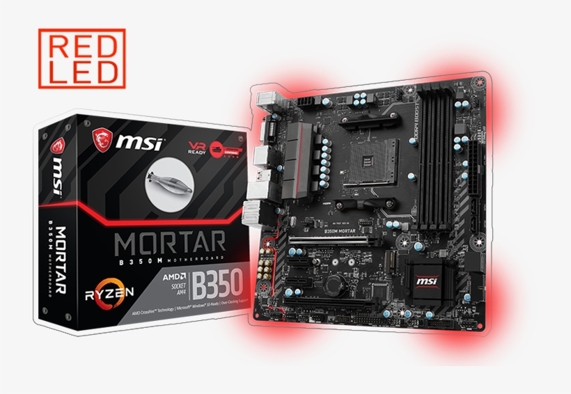 Eligible Models - Msi B350m Mortar Amd Socket, transparent png #9555336