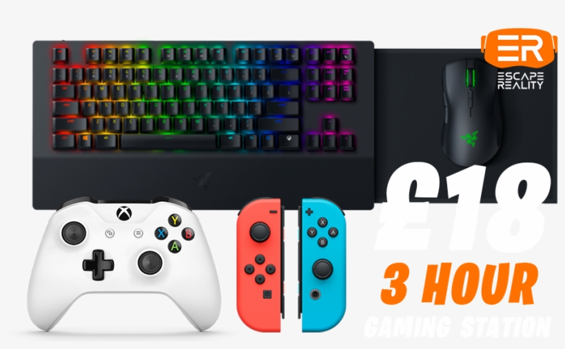 3 Hour - Razer Xbox One Keyboard And Mouse, transparent png #9555372