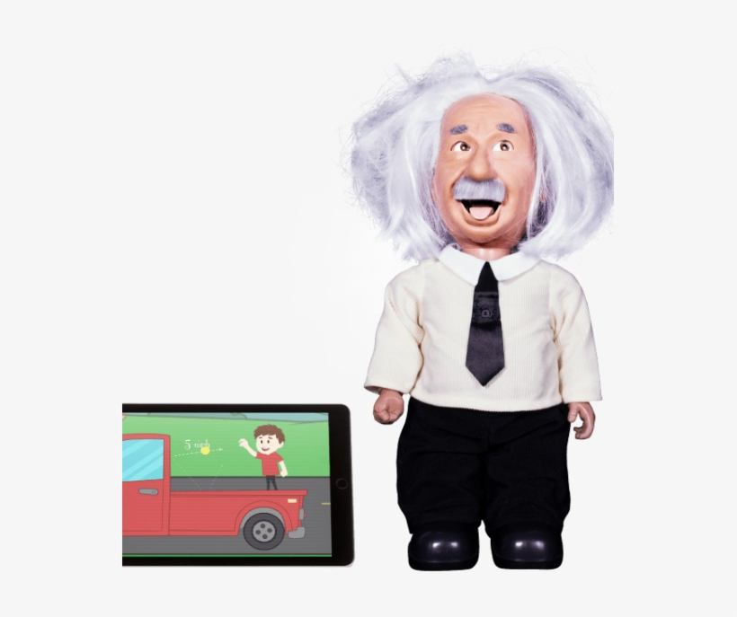 Professor Einstein Wifi Enabled Talking Robot Who Plays - Profesor Einstein Robot, transparent png #9555800