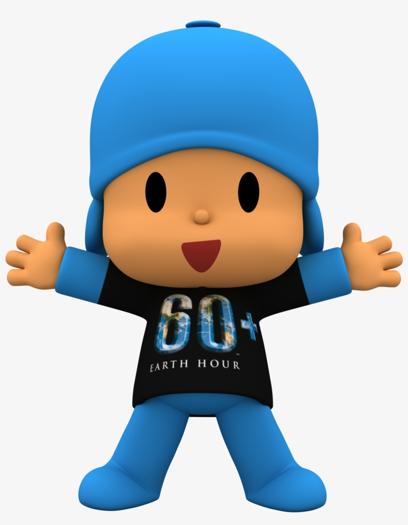 Pocoyo - Earth Hour, transparent png #9555804