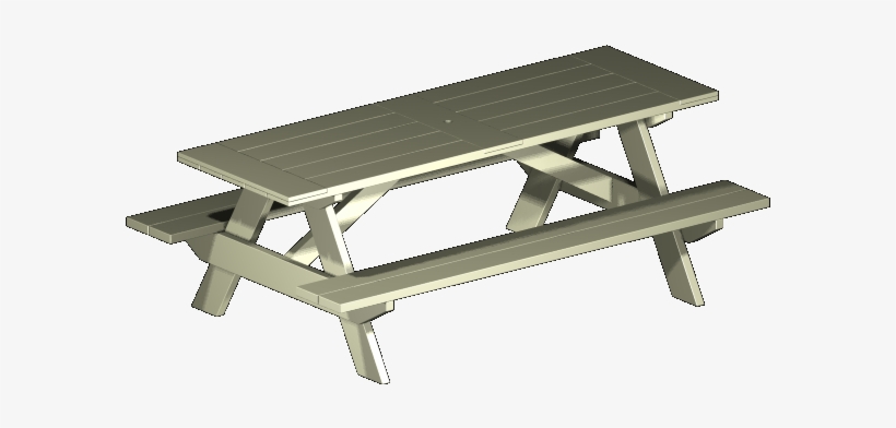 Picnic Table, transparent png #9555876