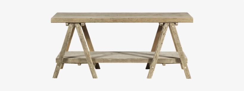 Trestle Table Transparent Png - Bench, transparent png #9555941