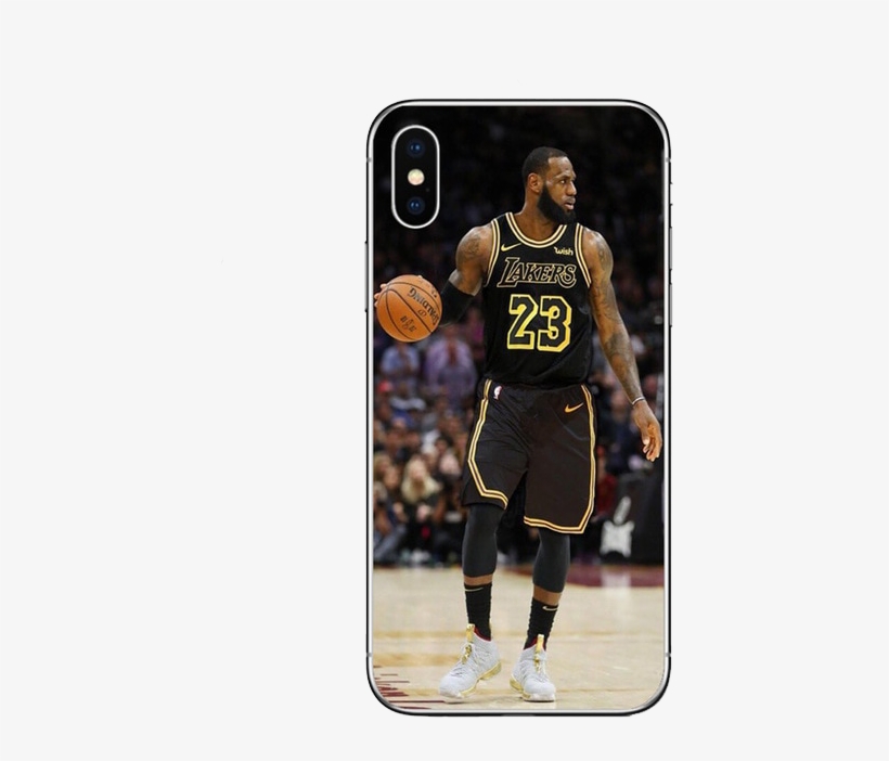 Coque Pour Iphone De Lebron James Balle En Main Avec - Fond D Écran Lebron James Lakers, transparent png #9556415