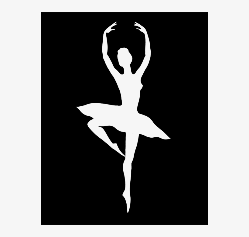 Bleed Area May Not Be Visible - Flamboyant Dance Ballerina Silhouette, transparent png #9556904