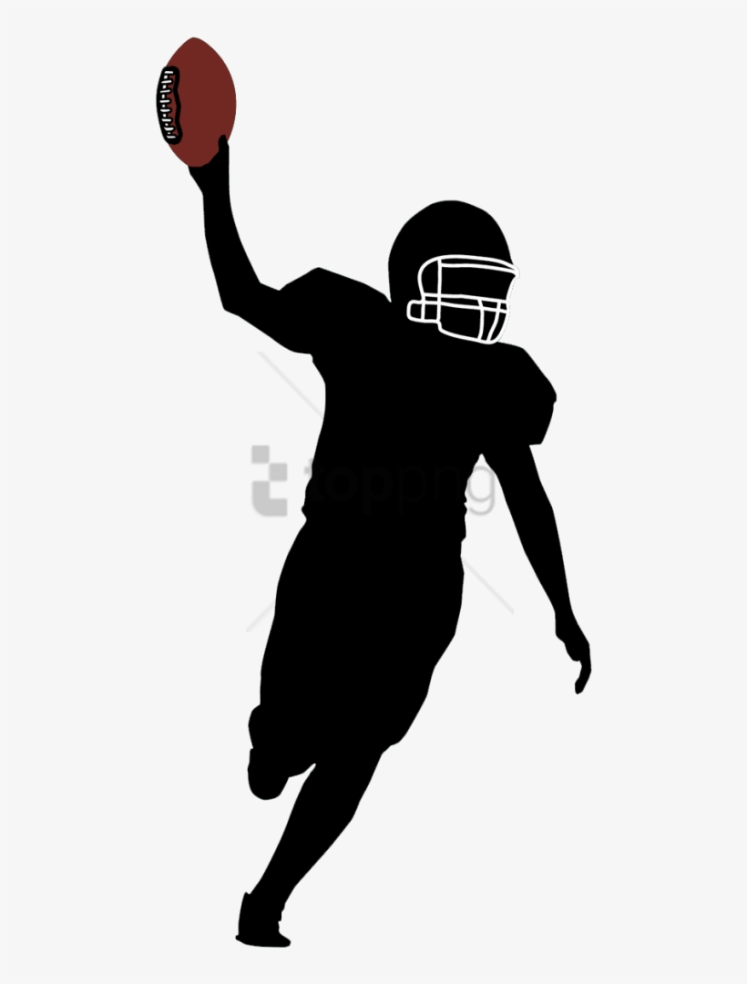 Free Png American Football Player Silhouette Png Image - American Football Silhouette Png, transparent png #9556951