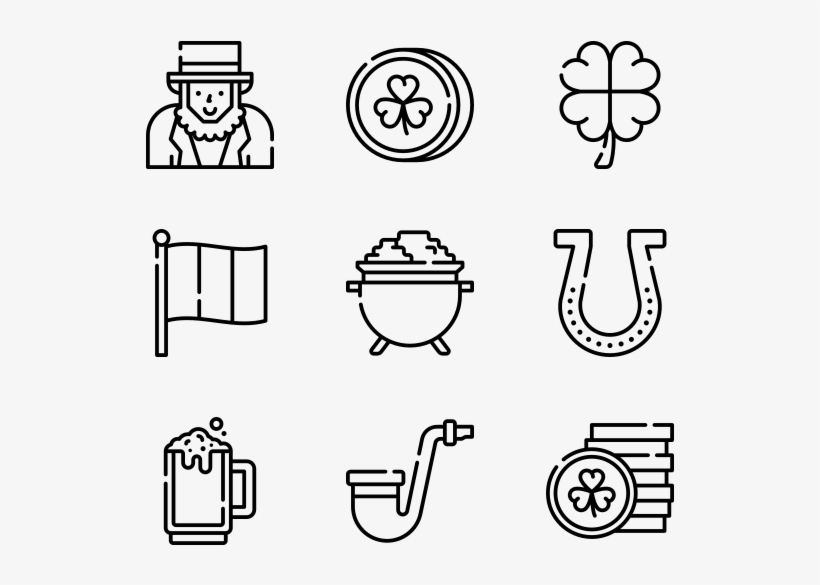 Patrick's Day - Utensils Icon Transparent Background, transparent png #9557419