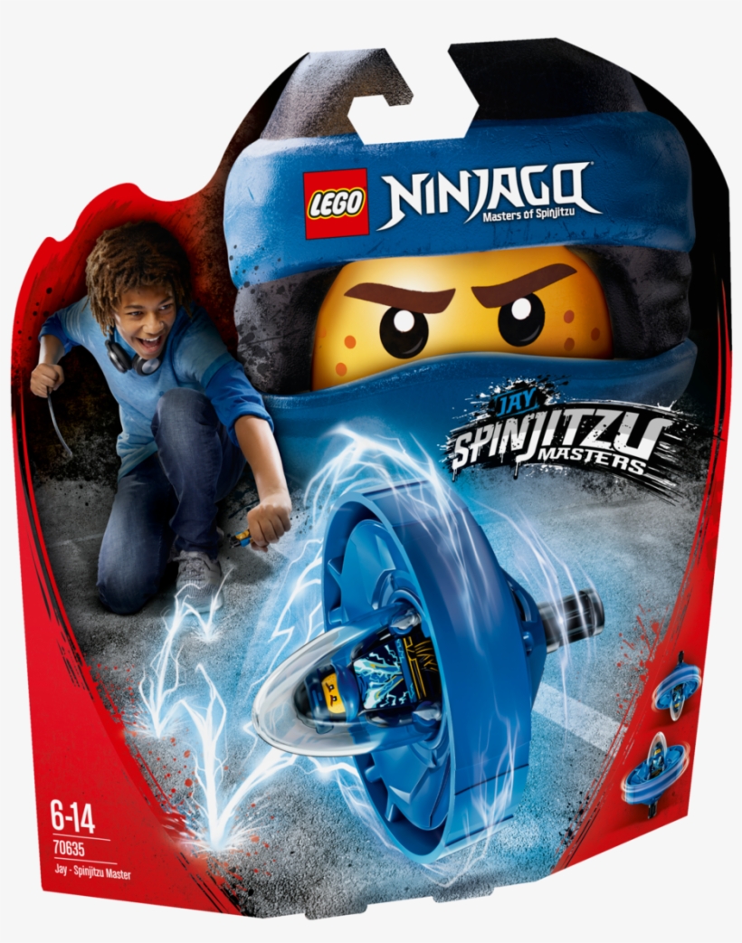 62040 - Lego Ninjago Spinjitzu Jay, transparent png #9557472