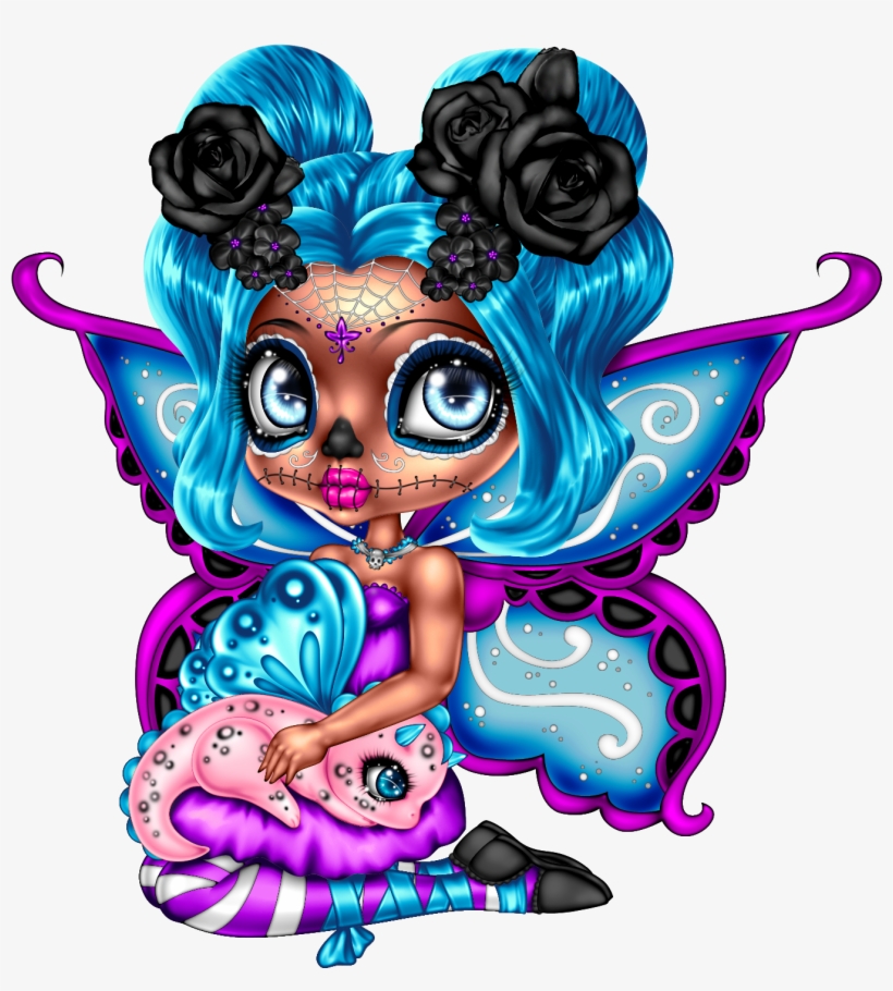 Sugar Skull Tattoos, Sugar Skulls, Mishka, Fantasy - Illustration, transparent png #9557767