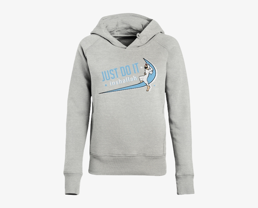 Just Do It-ladies Organic Hoodie - Sweatshirt, transparent png #9558008