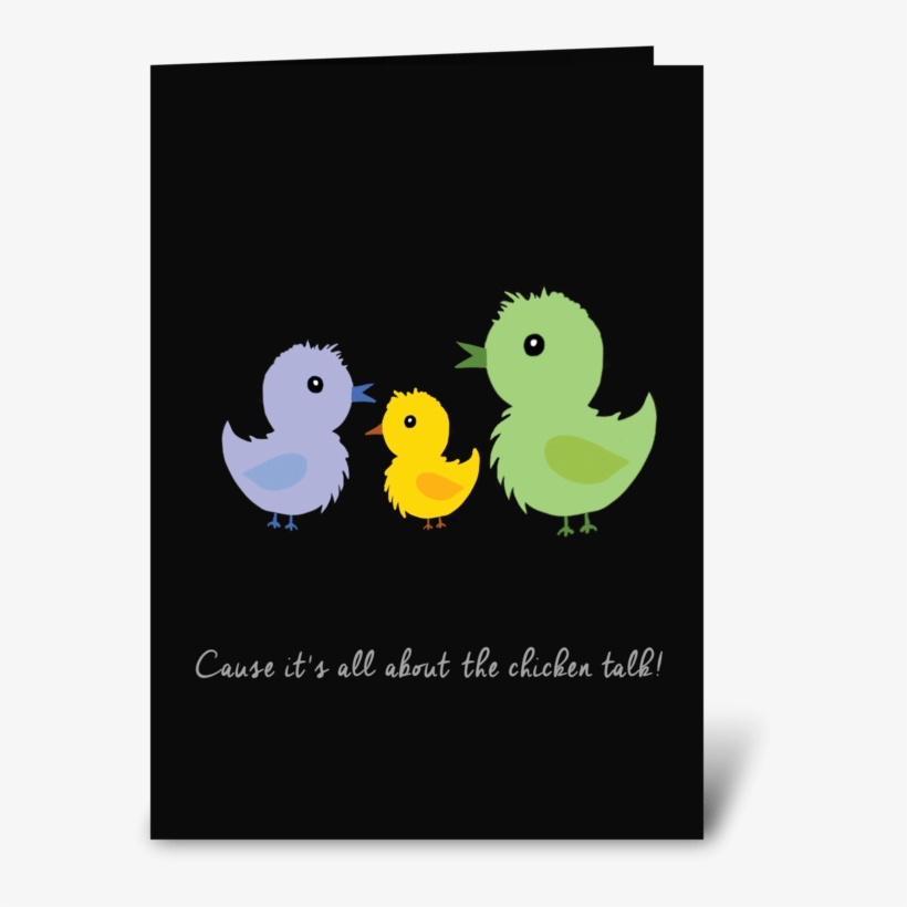 Cause It's All About The Chicken Talk - Cartoon, transparent png #9558676