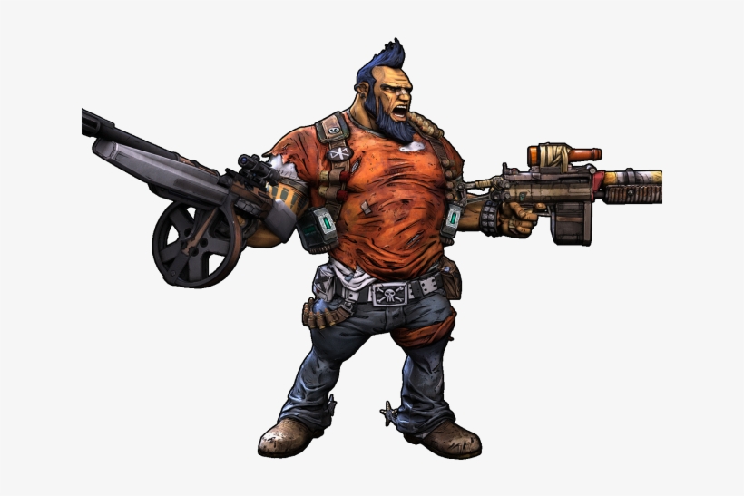 Borderlands 2 Salvador Wallpaper - Borderlands 2 Gunzerker, transparent png #9558738