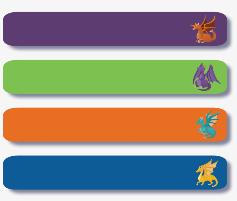 Slimline Labels - Dragons Den - Tan, transparent png #9558791