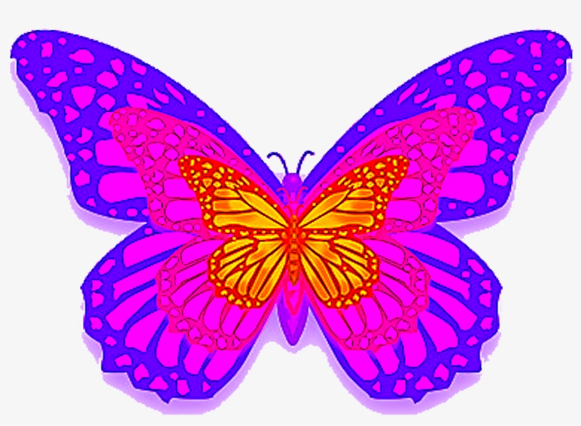 Purple Butterfly Png - Borboleta Roxa Png, transparent png #9559434