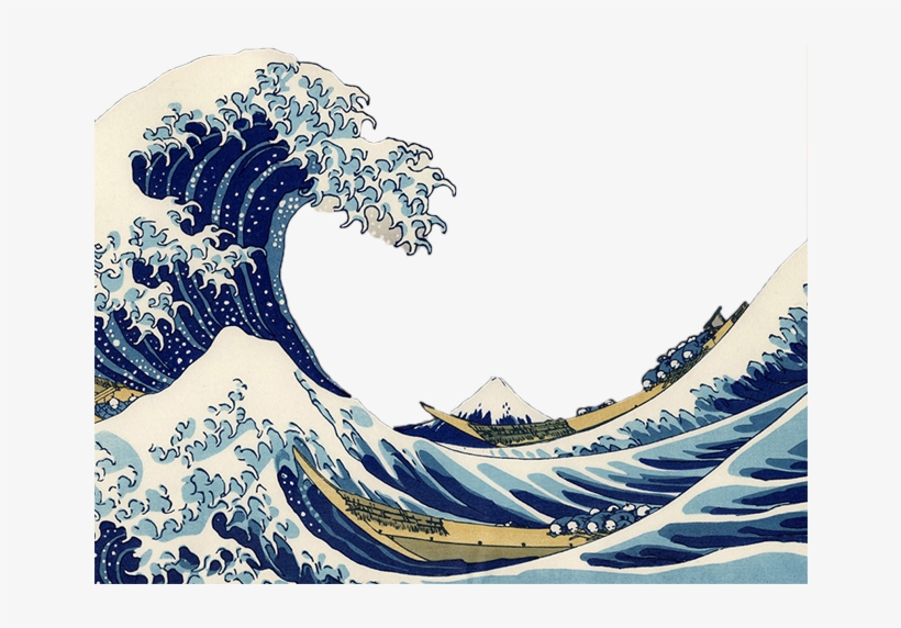 672 X 527 11 - Great Wave Off Kanagawa Png, transparent png #9559487