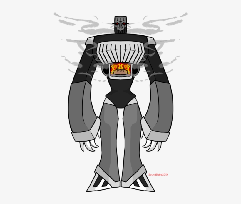 I Redrew The Furnace Golem That I Did As A Sketch,, transparent png #9559554
