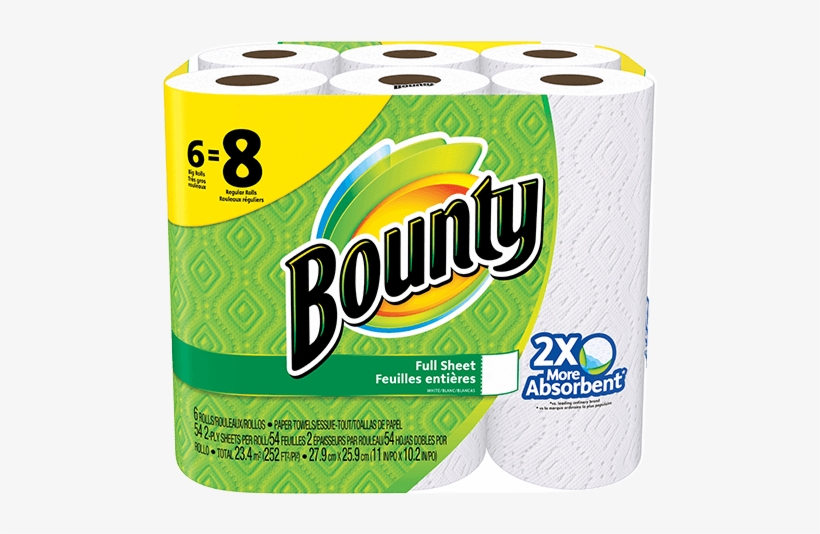 Bounty 6 Roll - Drink, transparent png #9560039