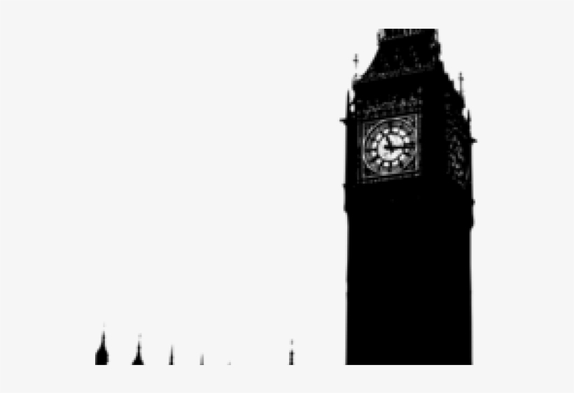 Big Ben Clipart English Gentleman - Big Ben Silhouette, transparent png #9560271