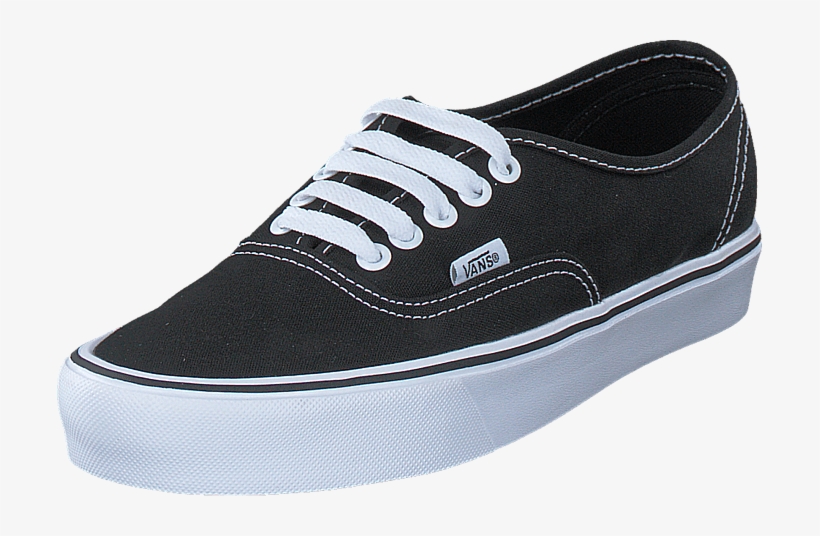 Ua Authentic Lite Black/white - Skate Shoe, transparent png #9561392