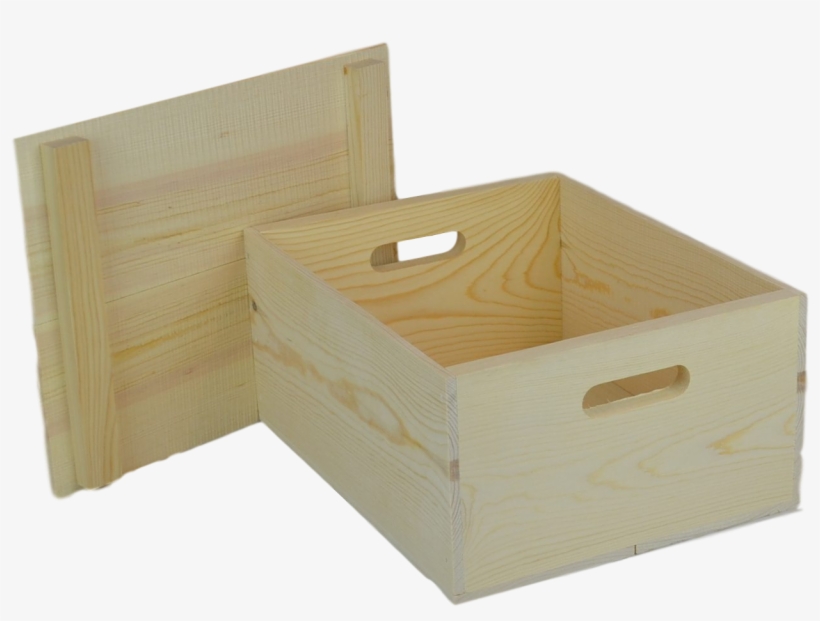 Wooden Box Drop Top - Plywood, transparent png #9561472