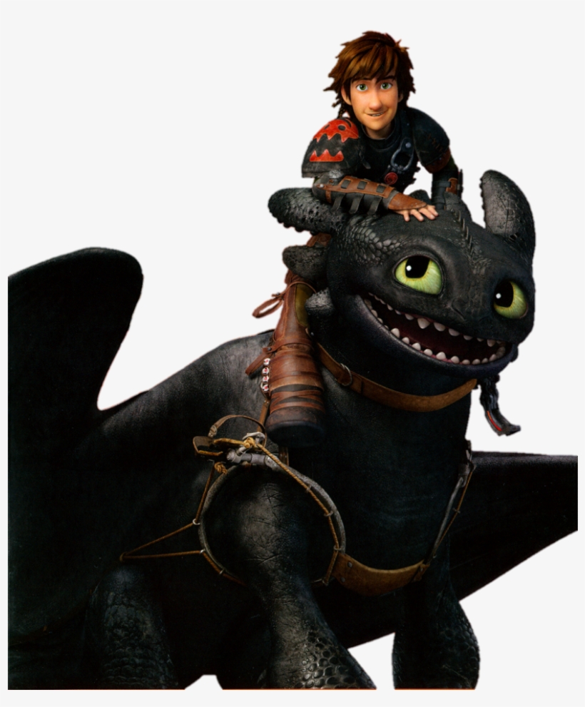 Hiccup And Toothless - Hiccup How To Train Your Dragon Toothless, transparent png #9561866
