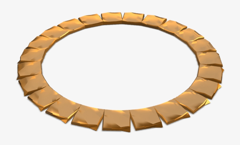 Welded Plate Necklace - Circle, transparent png #9562024