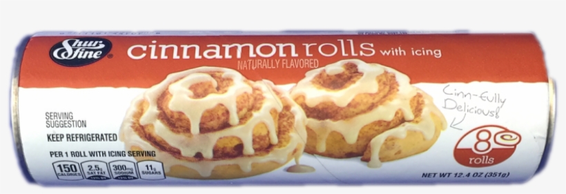 Shurfine Cinnamon Rolls With Icing, - Cinnamon Roll, transparent png #9562526