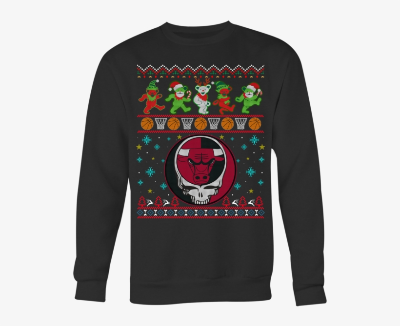 Chicago Bulls Christmas Grateful Dead Jingle Bears - Grateful Dead Steal Your Face, transparent png #9562644