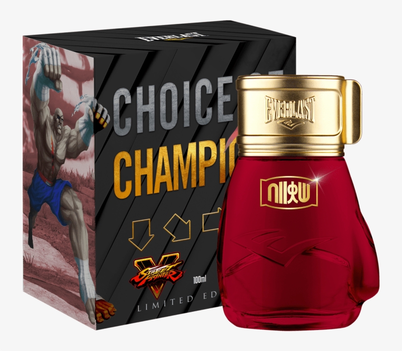 Choice Of Champions Street Fighter Hadouken Everlast - Street Fighter Fragrance, transparent png #9563146