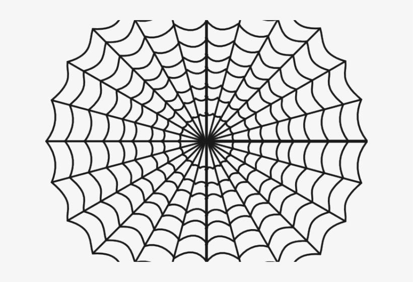 Web Clipart Corner Spider - Spiderman Web Coloring Pages, transparent png #9563292
