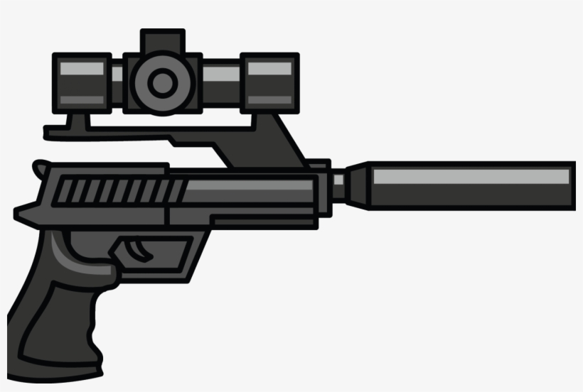 Clipart Freeuse Cliparts X Carwad Net - Silencer Pistol Png, transparent png #9564021