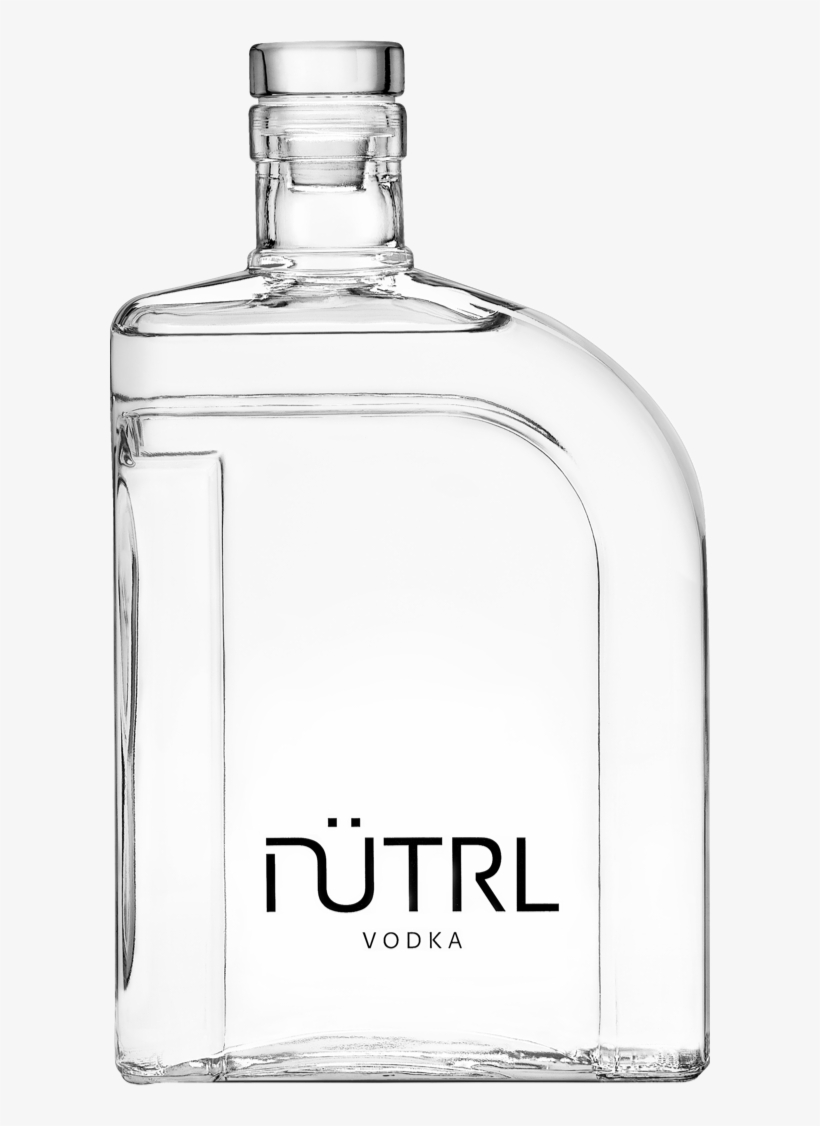 The Clean Lines Echo The Subtlety Of The Liquid - Neutral Vodka Bottle, transparent png #9564179