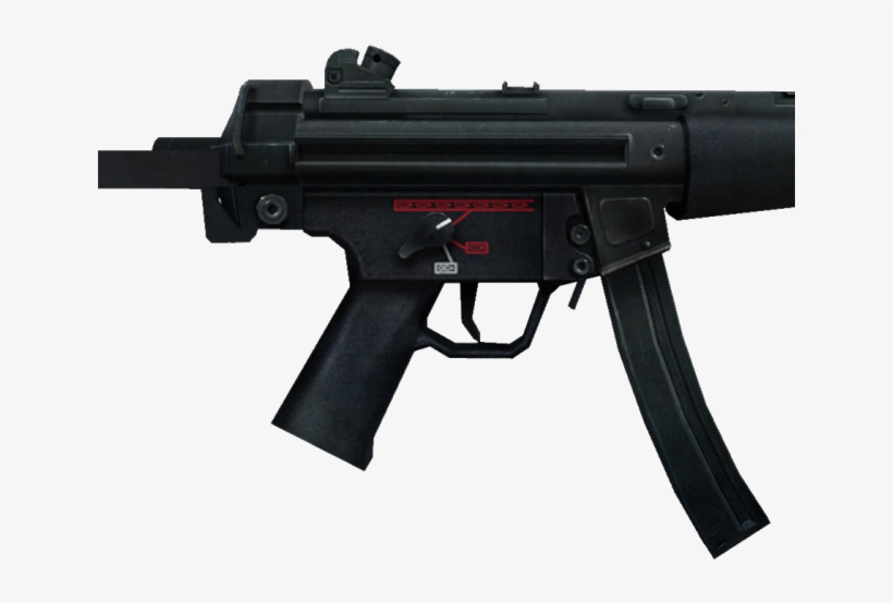 Assault Riffle Clipart Tommy Gun - رشاش ام بي فايف, transparent png #9564511