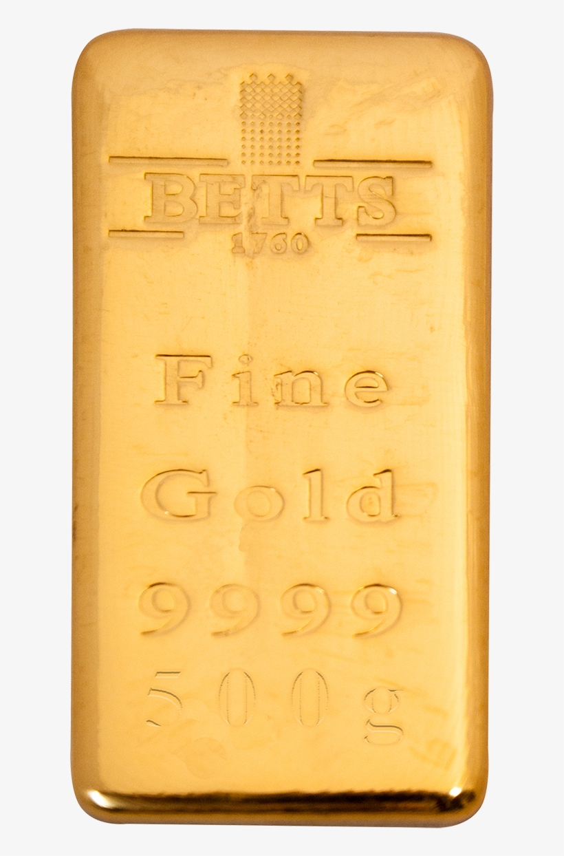 Betts 500g Gold Bar - Stele, transparent png #9565127