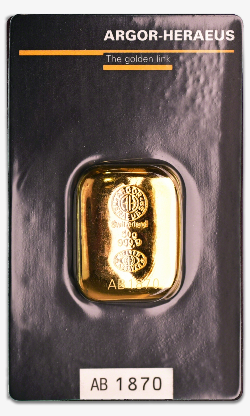 Argor-heraeus Gold Cast Bar - Argor Heraeus Gold Cast Bar, transparent png #9565134