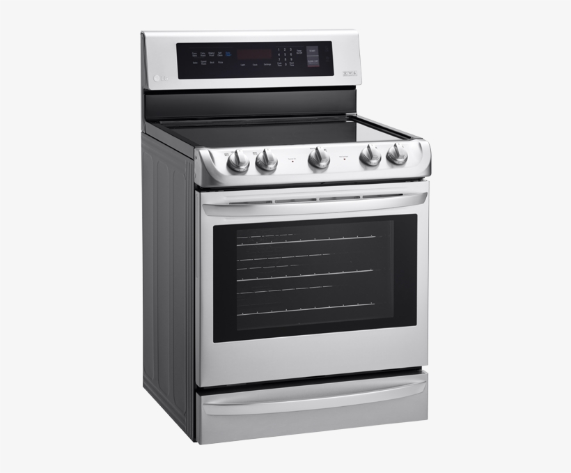 Lg Radiant Ceramic Cooktop Range Kitchen Stove Free Transparent PNG